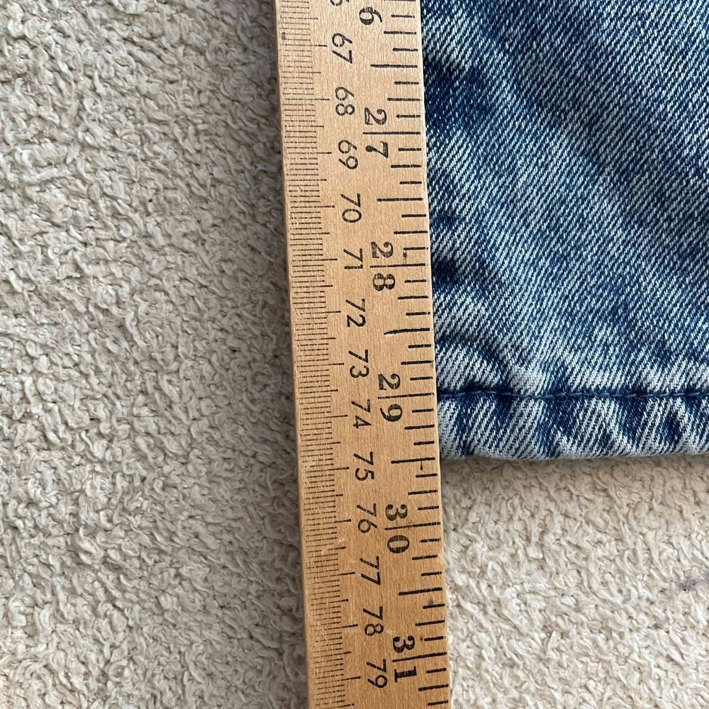 Baggy Y2K Blue Asphalt Large Jeans Barrel Leg Crossover Waist Streetwear - Picture 5 of 7